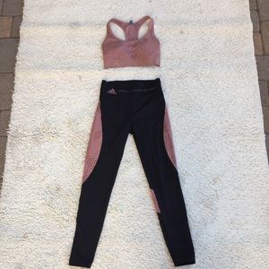 Adidas Light support Bra and Highrise Long Tights